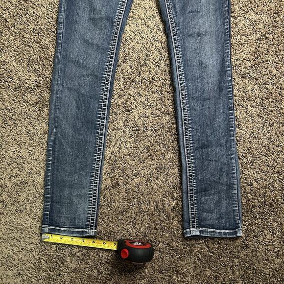 Soundgirl Skinny Jeans With Beautiful Stitching/ Embellishments - Size 3 - Picture 14 of 16